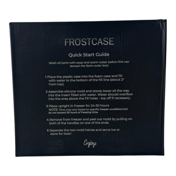 FrostCase Clear Ice Ball Maker – Silicone Mold for Perfect Spheres - Picture 8 of 8